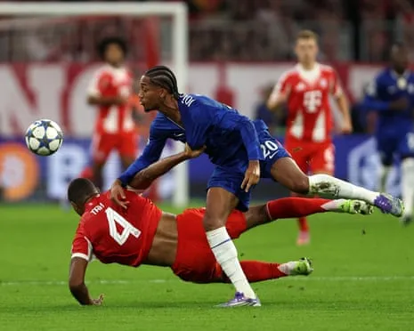 The Blues' boss rages after Bayern Munich defender Tah escapes dismissal in Champions League loss